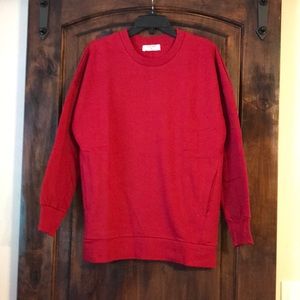 NWOT - never worn red sweatshirt with pockets!